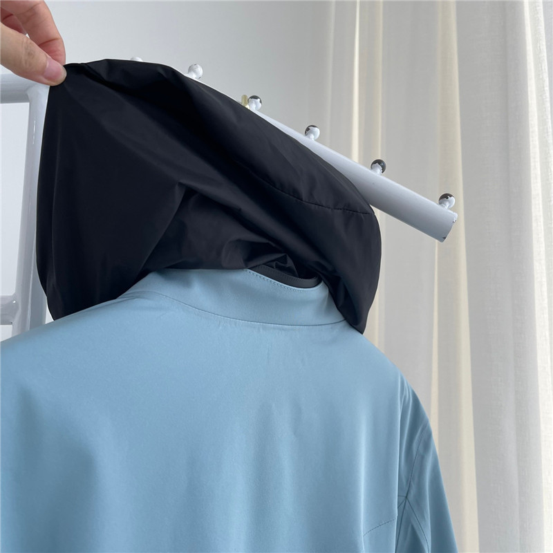 Moncler blue cotton jacket