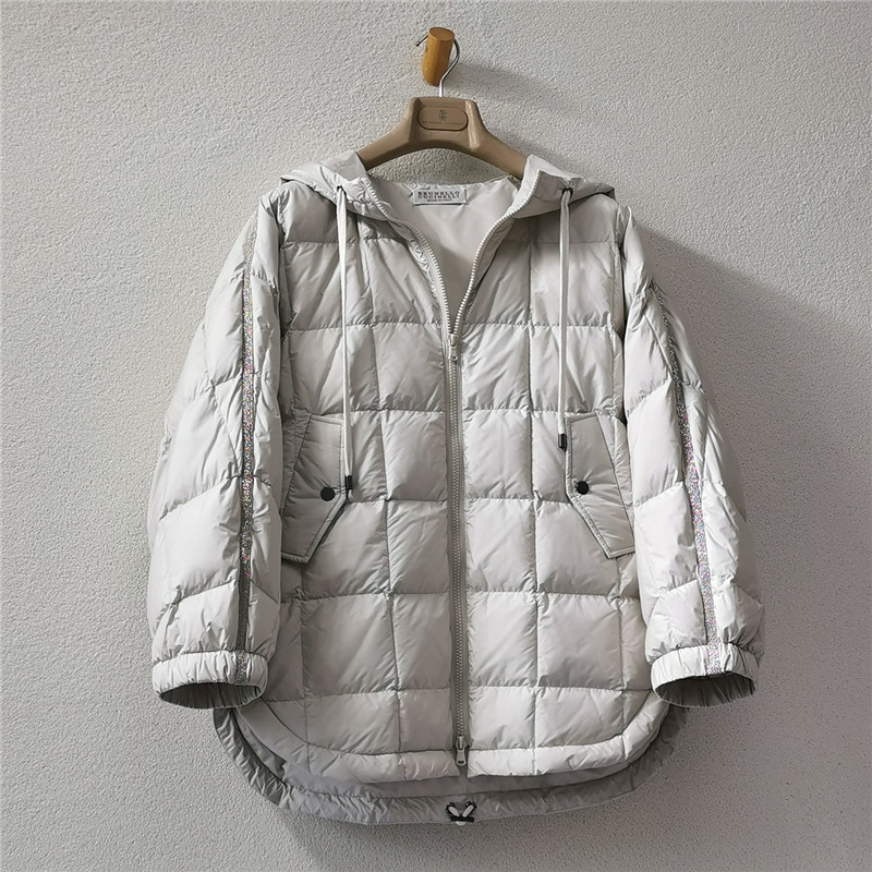 BC water-resistant matte nylon down jacket