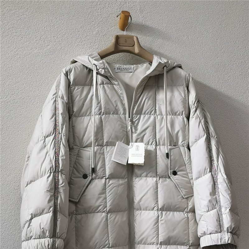 BC water-resistant matte nylon down jacket
