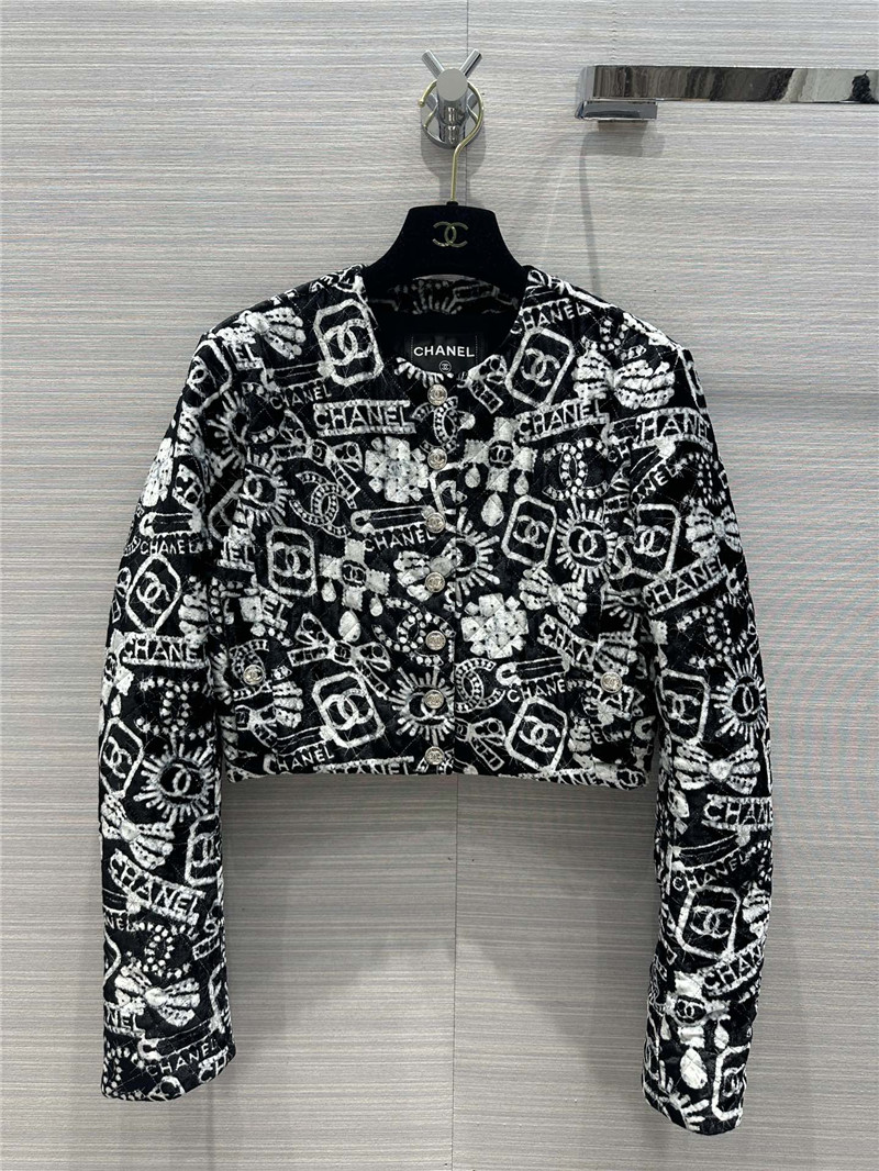 Chanel silk quilted jacket