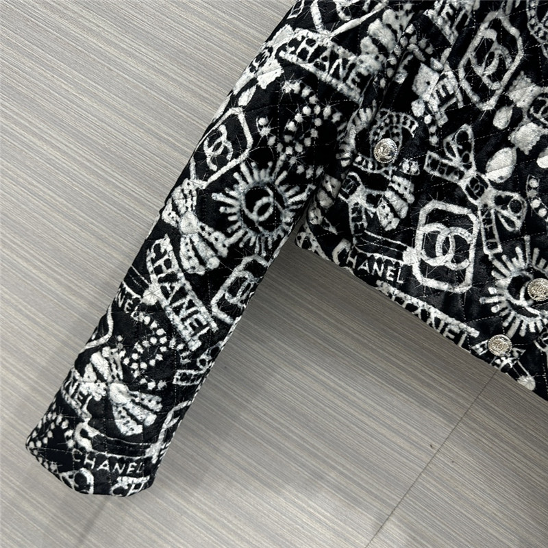 Chanel silk quilted jacket
