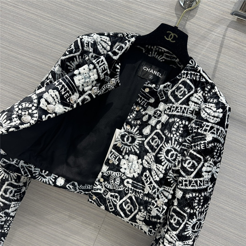 Chanel silk quilted jacket