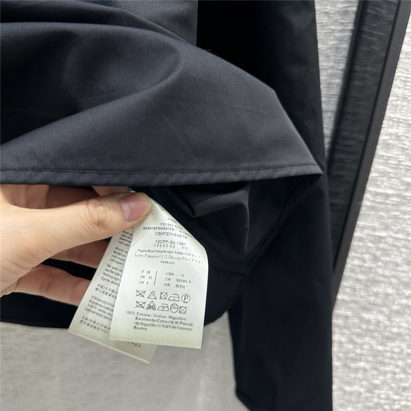 F**di micro pleated crew neck shirt