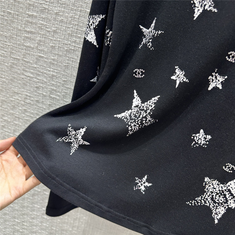 Ch**el star printed rhinestone bottoming top