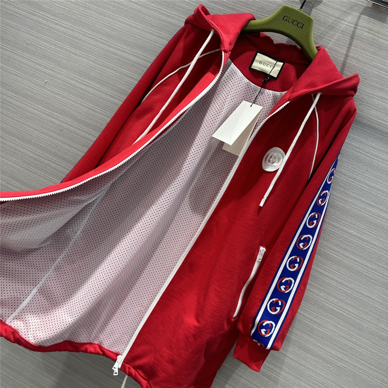 Gvc*1 retro hooded long coat + shorts set