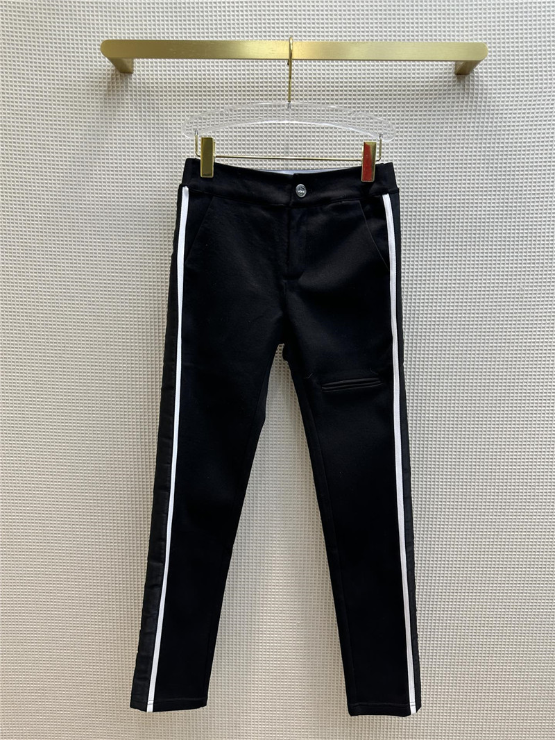 F**di logo elasticated web waist thin velvet skinny jeans