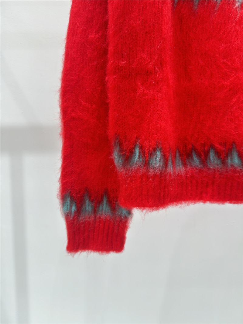 L0ew* embroidered mohair sweater