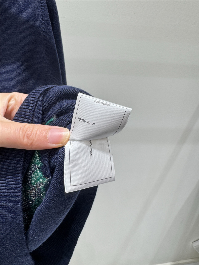 Ch**el christmas knitted sweater in navy