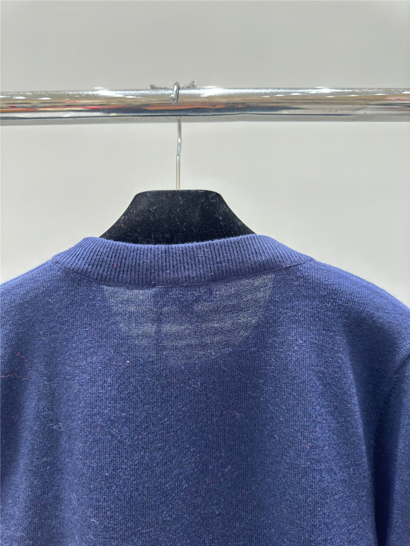 Ch**el christmas knitted sweater in navy