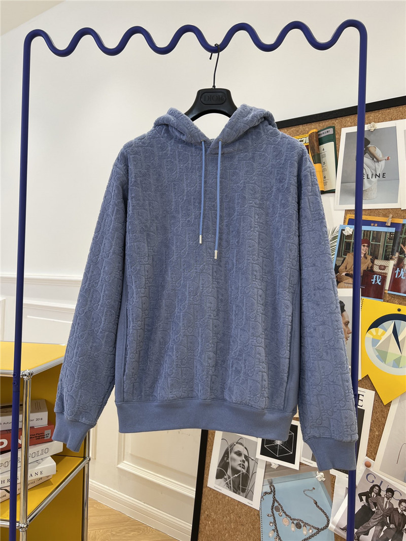 Dior Terry Jacquard Hooded Sweatshirt