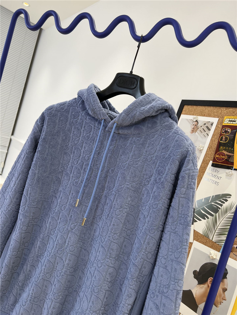 Dior Terry Jacquard Hooded Sweatshirt