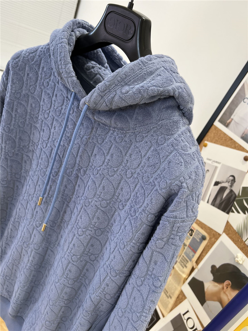 Dior Terry Jacquard Hooded Sweatshirt