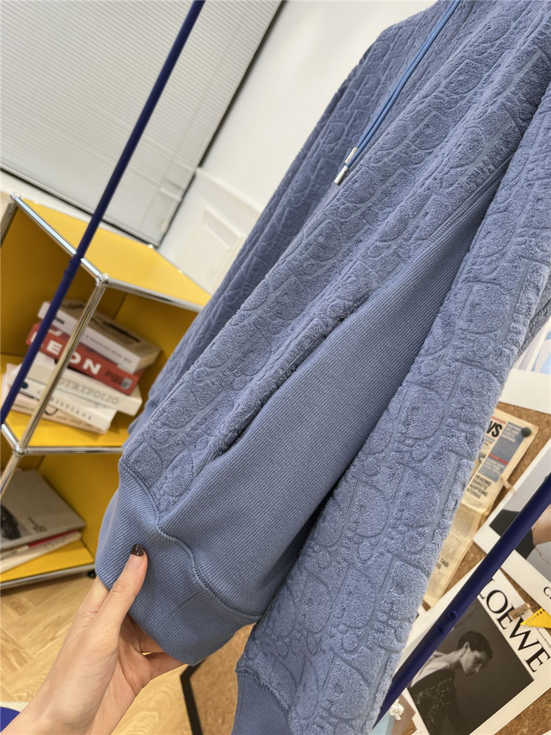 Dior Terry Jacquard Hooded Sweatshirt