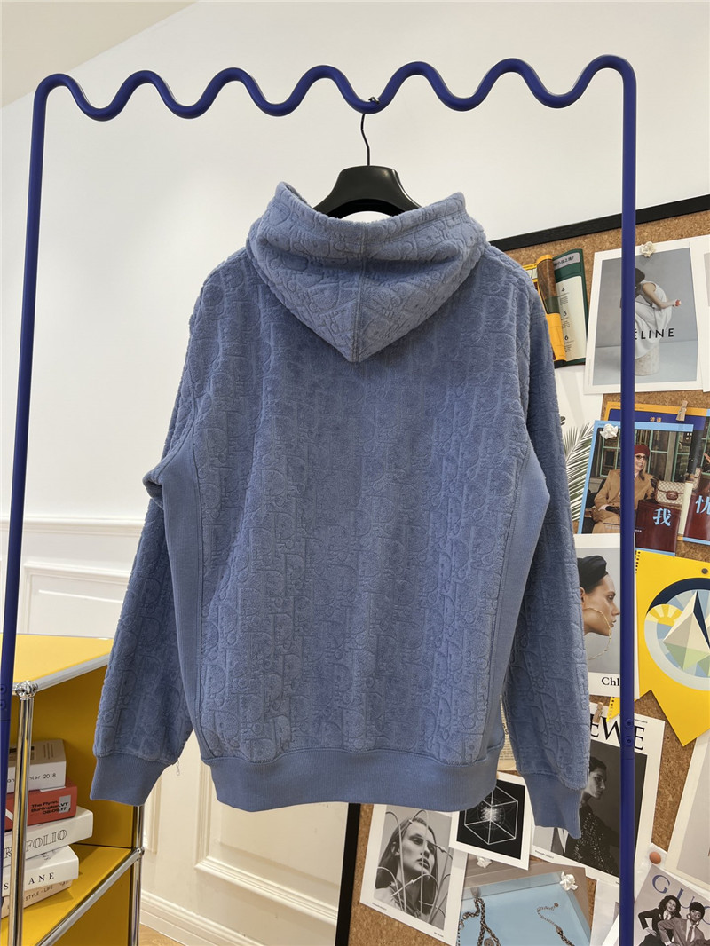 Dior Terry Jacquard Hooded Sweatshirt