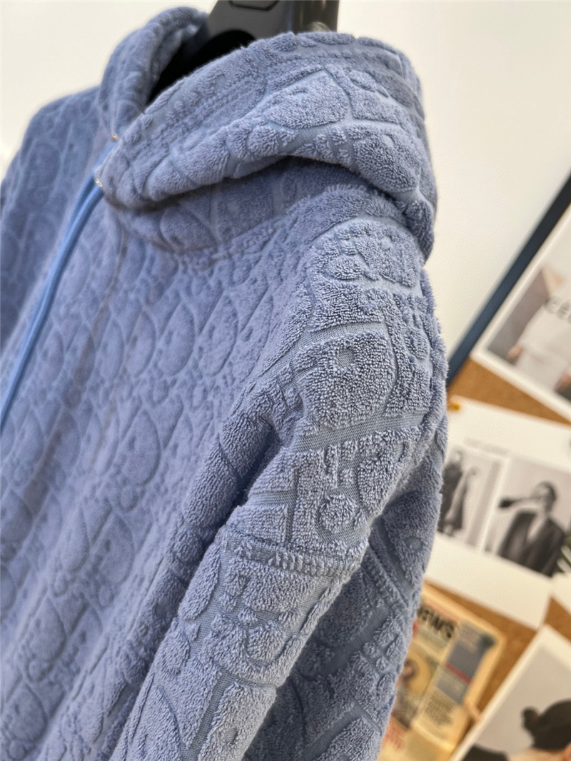 Dior Terry Jacquard Hooded Sweatshirt