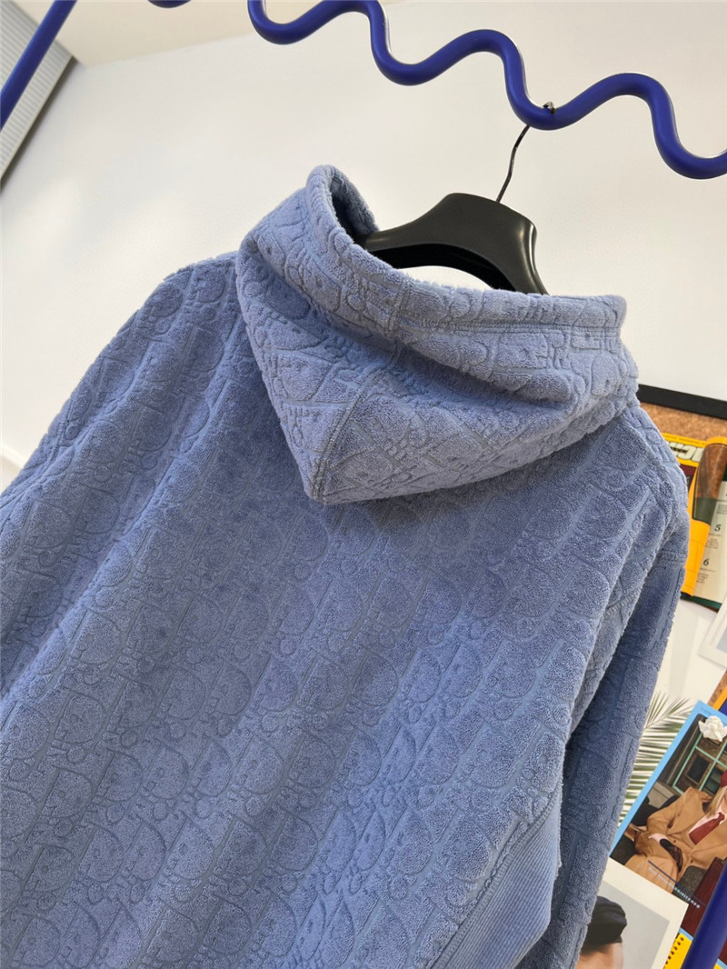 Dior Terry Jacquard Hooded Sweatshirt