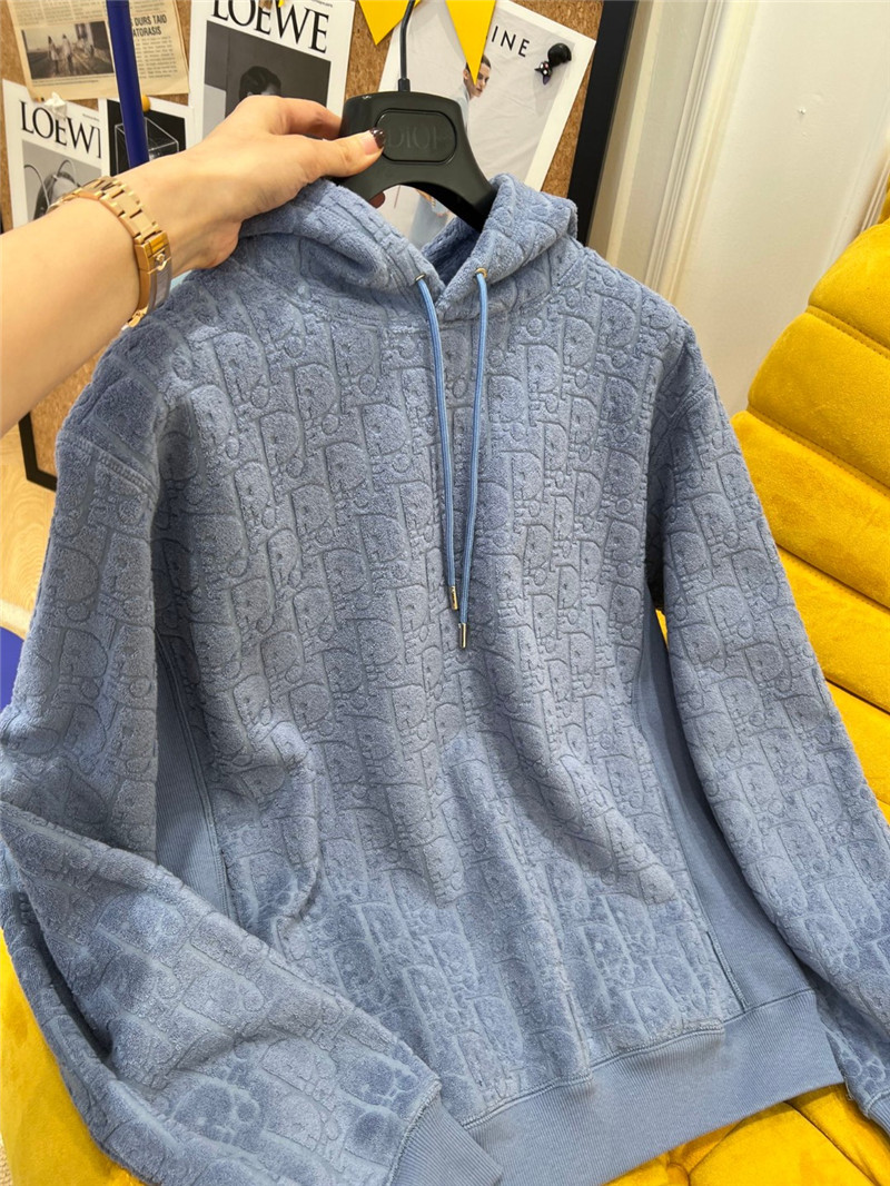 Dior Terry Jacquard Hooded Sweatshirt