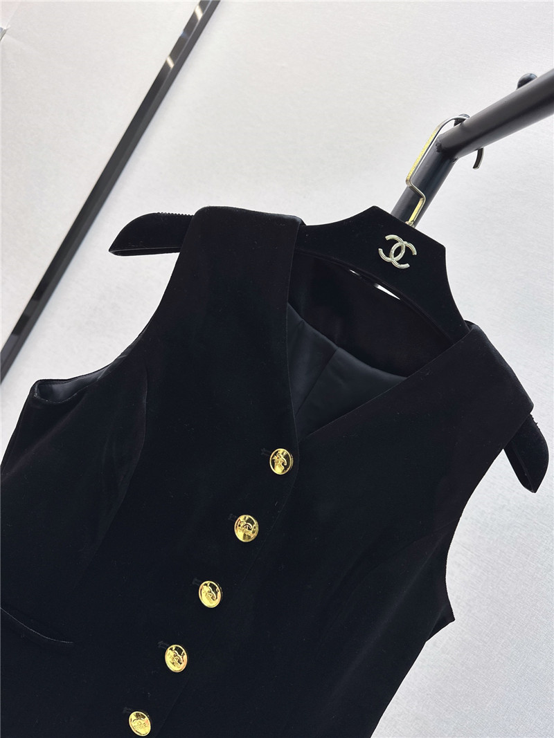 Ch**el new velvet vest jacket
