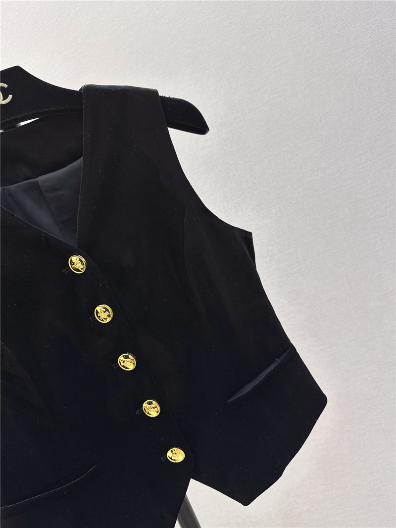 Ch**el new velvet vest jacket