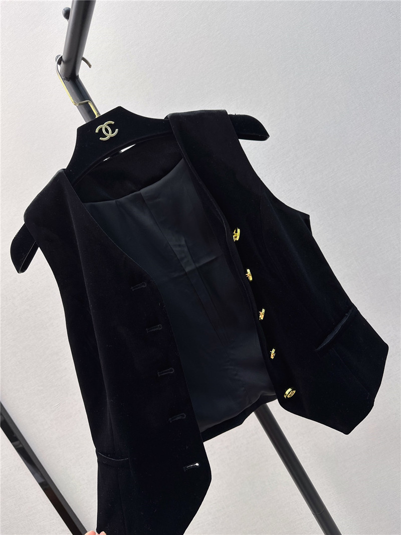 Ch**el new velvet vest jacket