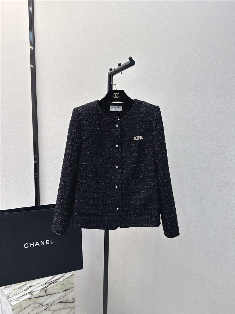 Chanel new shiny silk woven jacket