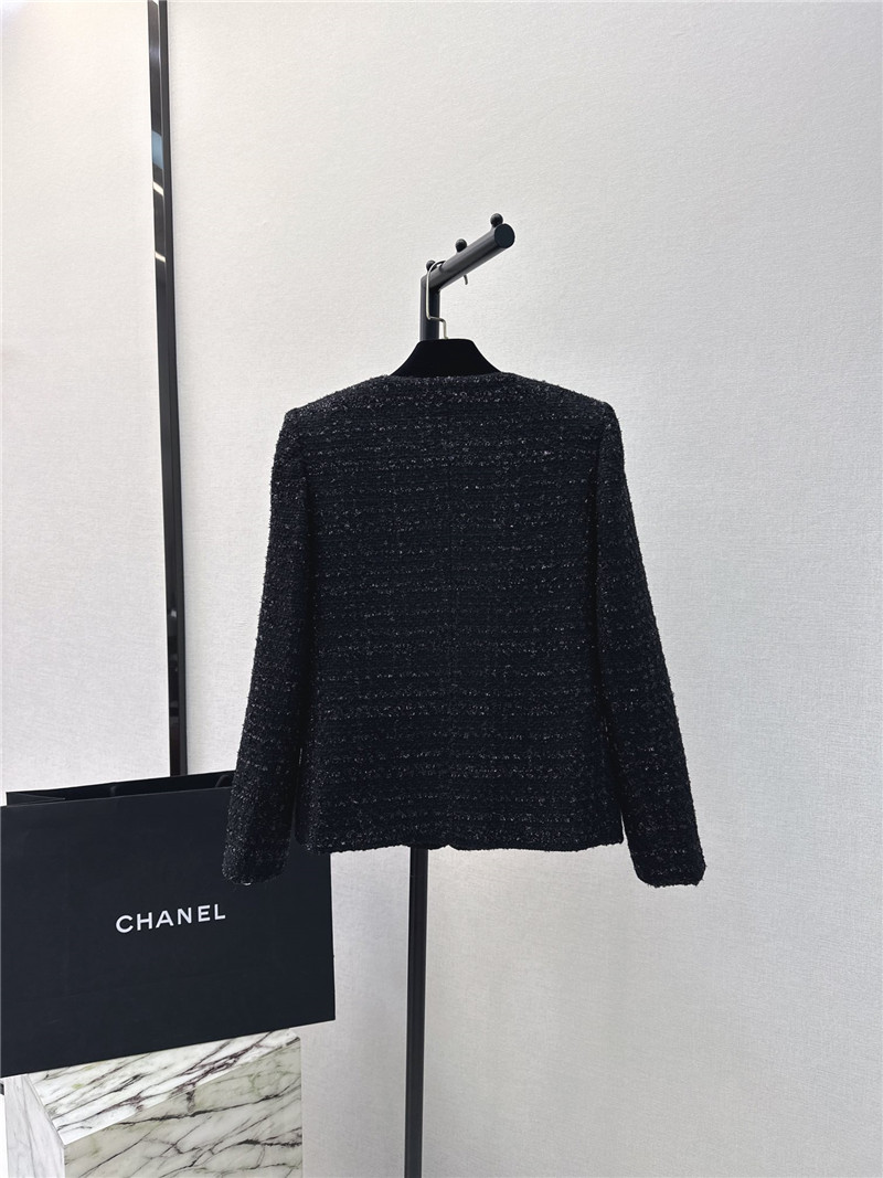 Ch**el new shiny silk woven jacket