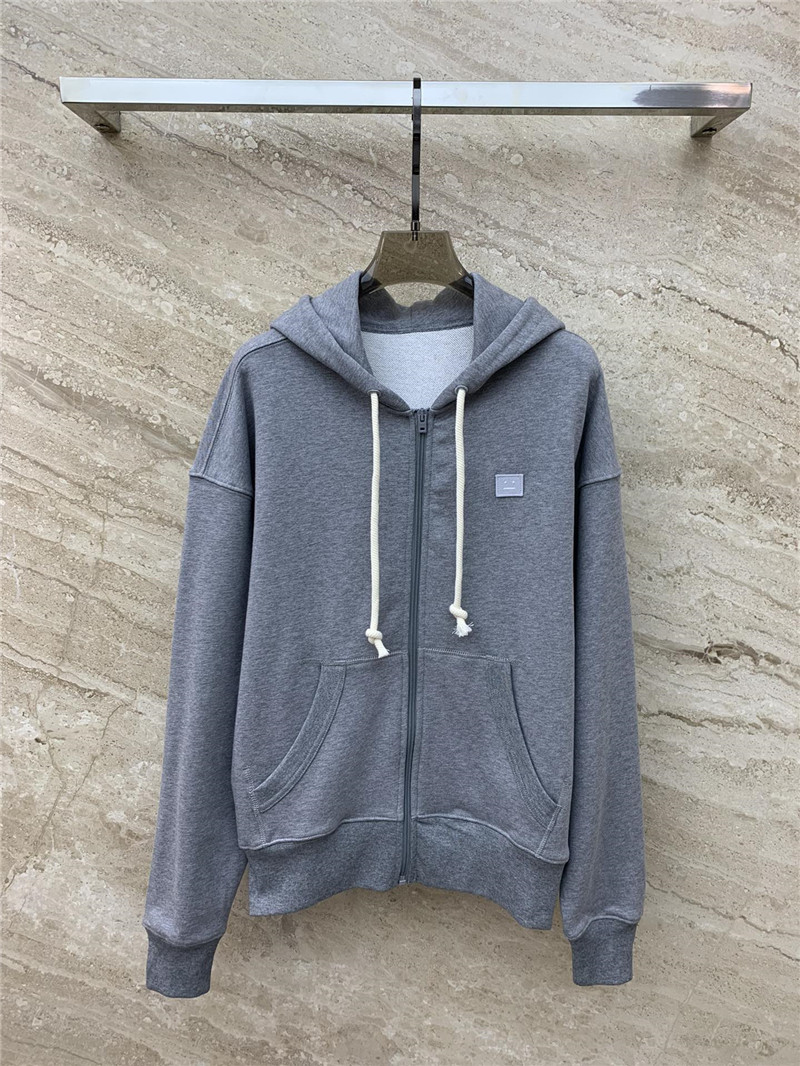 Acne Studios Zipper Hooded Sweatshirt