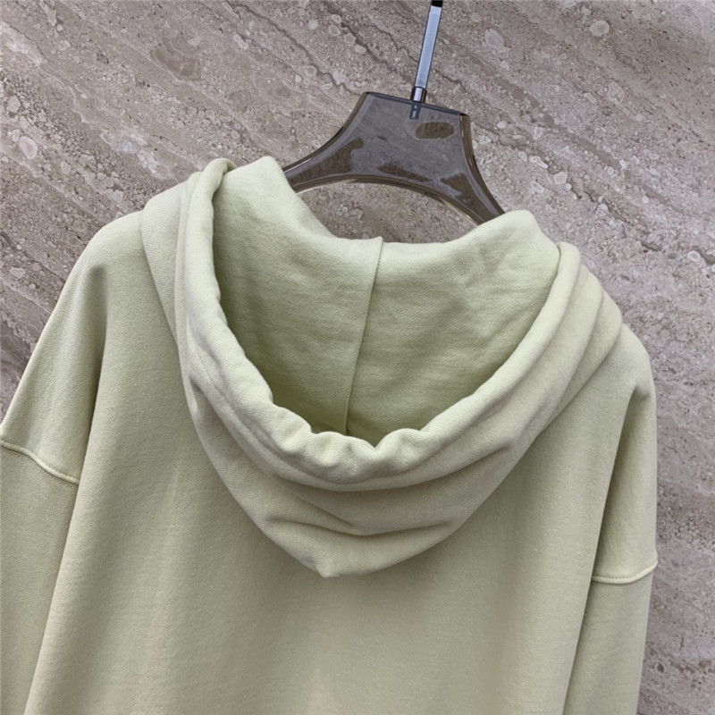 acne studios zipper drawstring hooded sweatshirt jacket