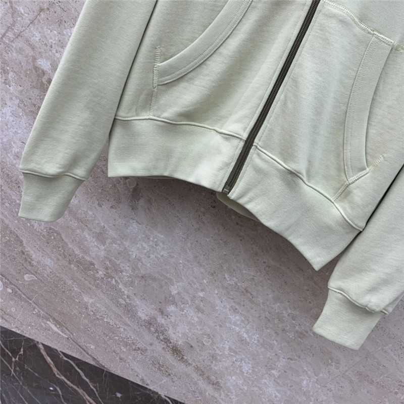 acne studios zipper drawstring hooded sweatshirt jacket