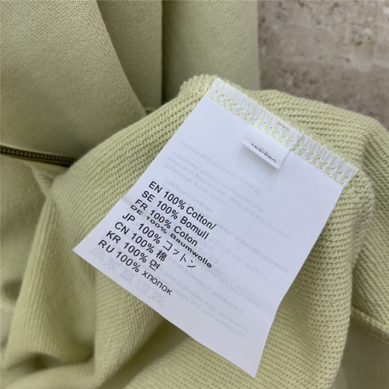 acne studios zipper drawstring hooded sweatshirt jacket