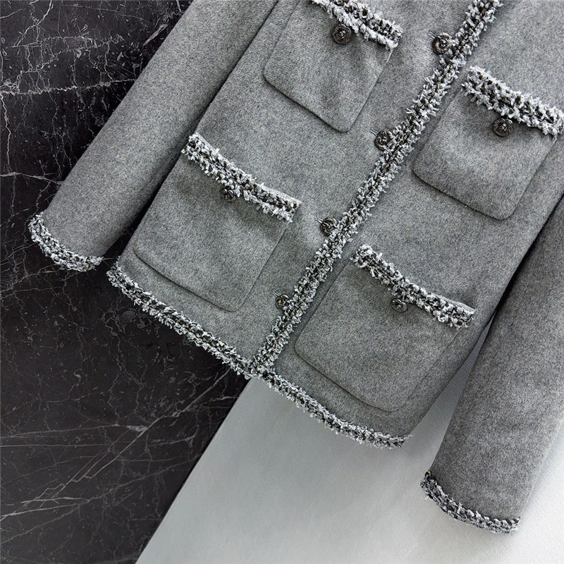 Ch**el new heavy lace decorative jacket