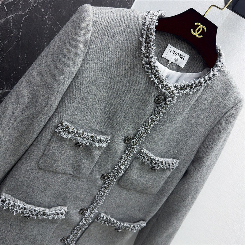 Ch**el new heavy lace decorative jacket