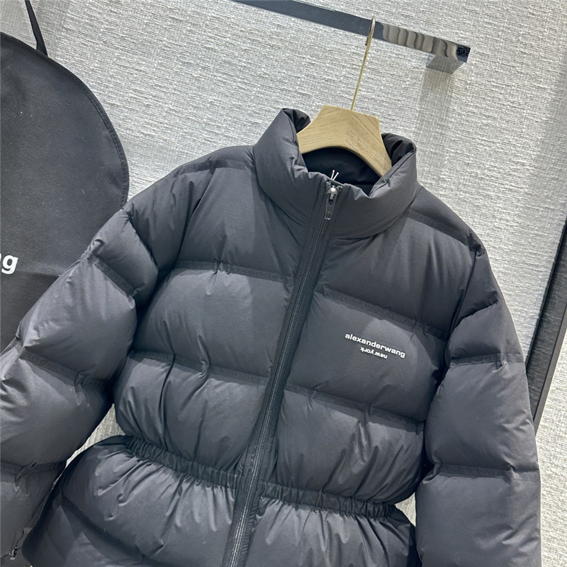 A1exa*der wang medium short black waisted down jacket