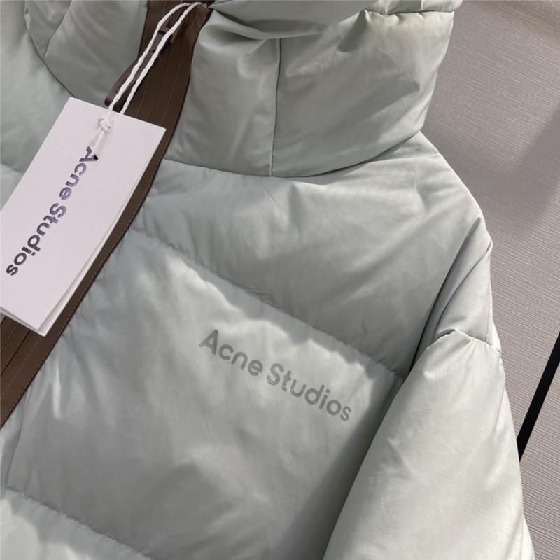 Acne Studios hooded drawstring waist down jacket