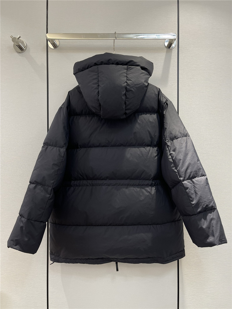 Acne Studios hooded drawstring waist down jacket