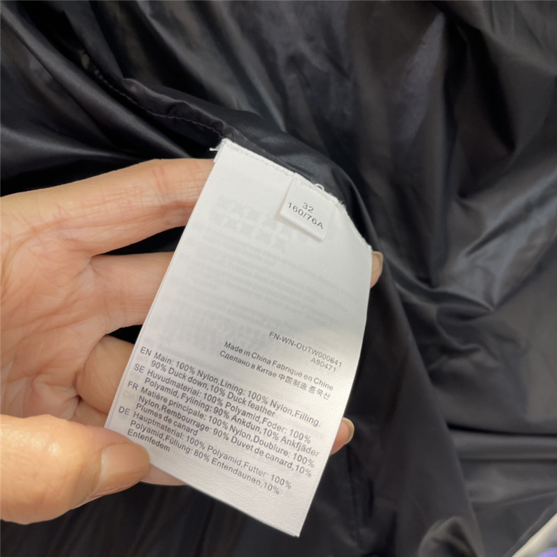 Acne Studios hooded drawstring waist down jacket