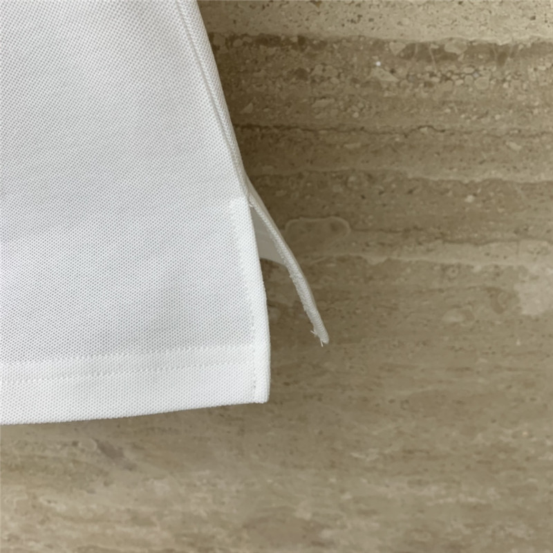 M1um1u logo polo collar short sleeve t-shirt