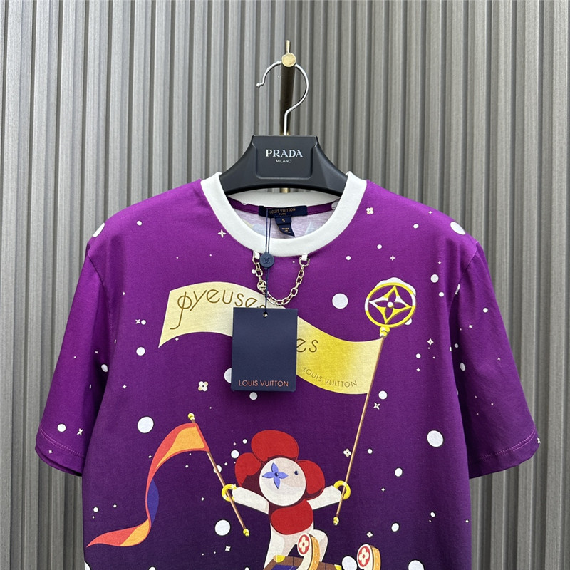 l0vis Vvtt0n lv printed chain round neck t-shirt