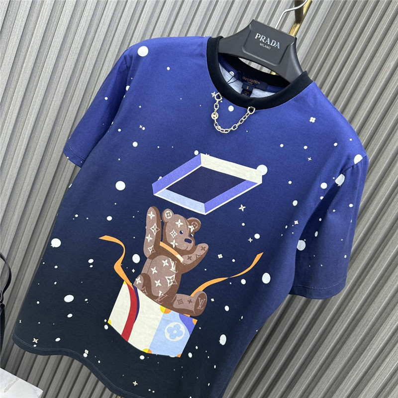 l0vis Vvtt0n lv printed chain round neck t-shirt