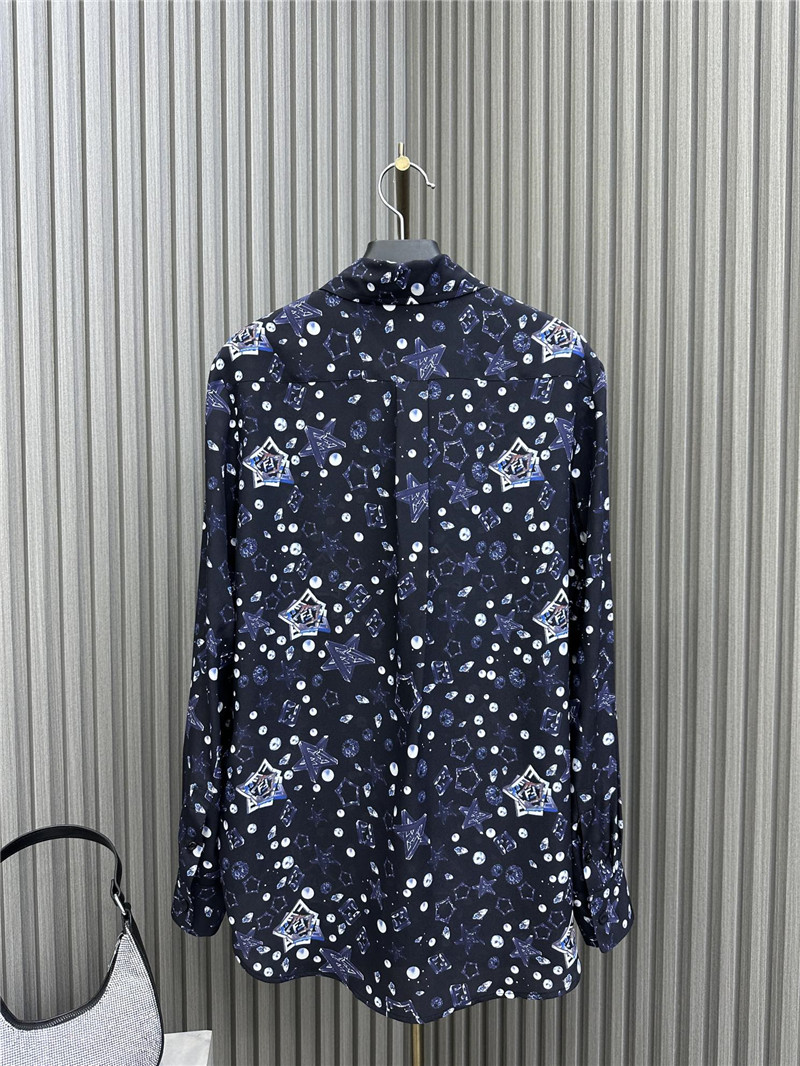 F**di silk printed shirt