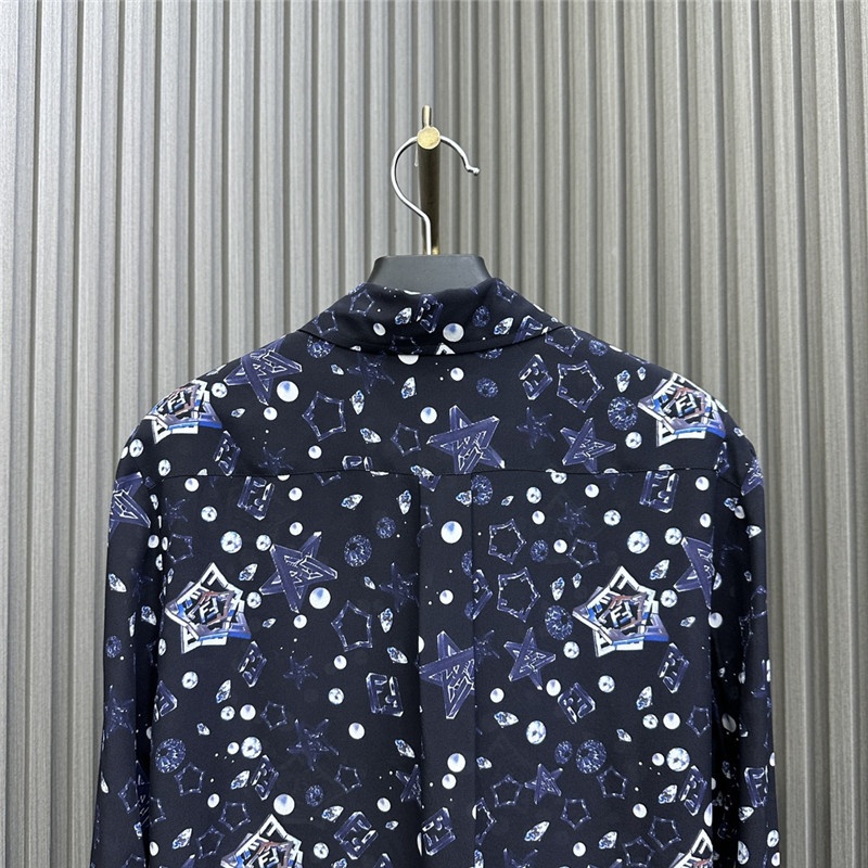 F**di silk printed shirt