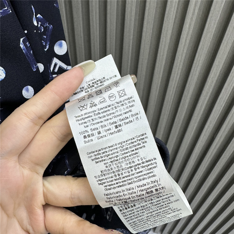 F**di silk printed shirt