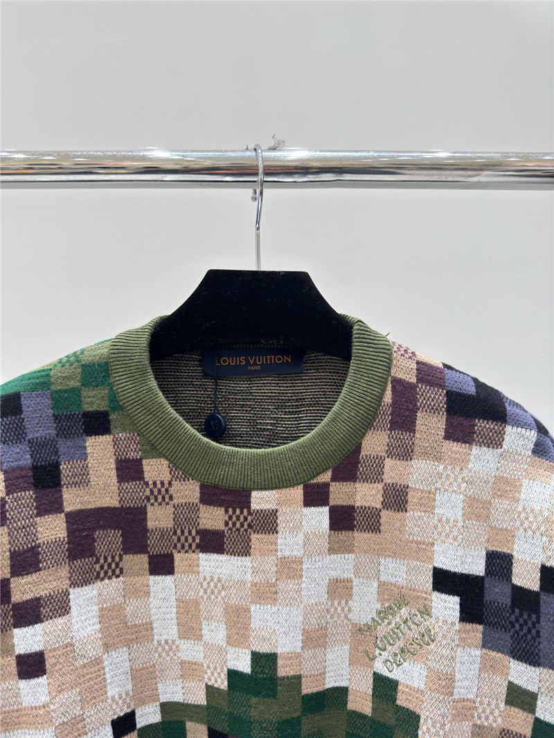 LV Damier Cotton Jacquard Pullover