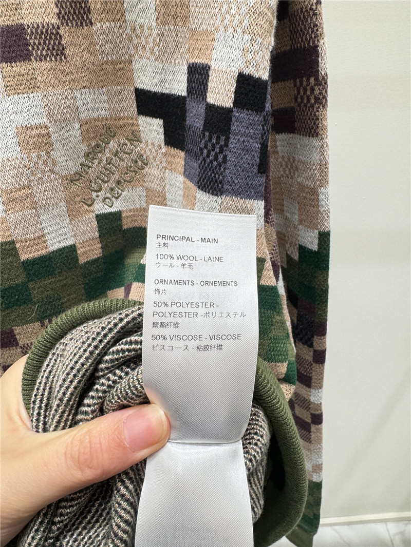 LV Damier Cotton Jacquard Pullover