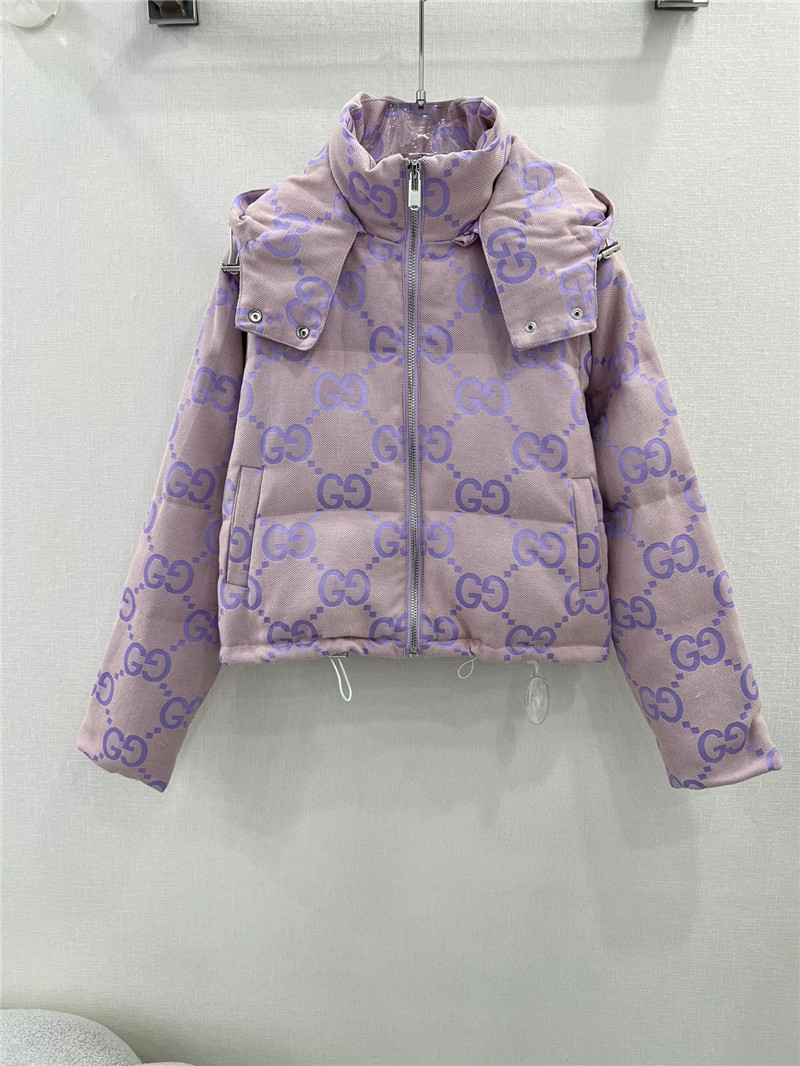 Gucci new hooded down jacket