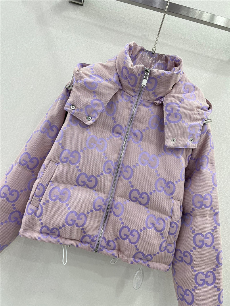 Gucci new hooded down jacket
