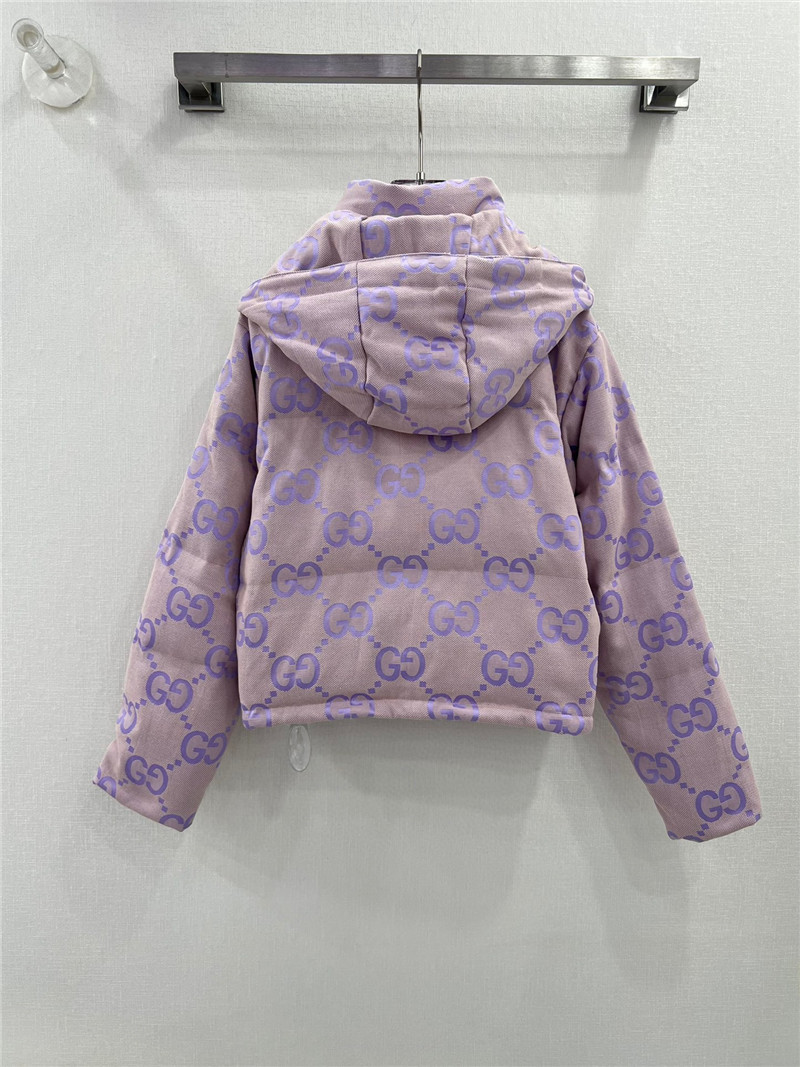 Gucci new hooded down jacket