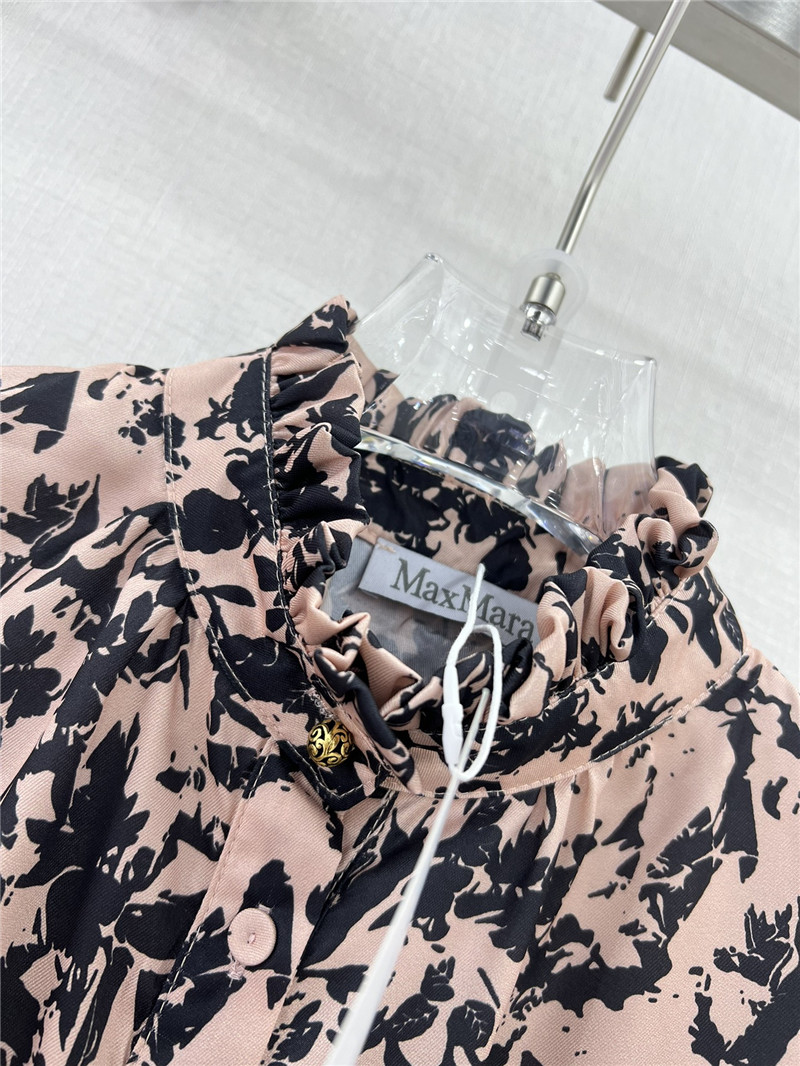 Vanitoo printed silk maxi dress