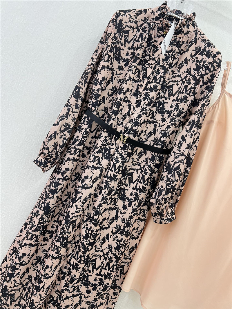 Vanitoo printed silk maxi dress