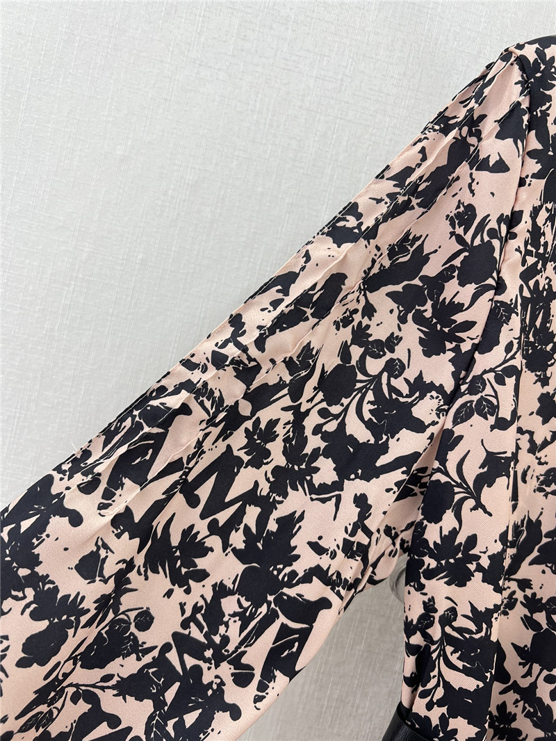 Vanitoo printed silk maxi dress